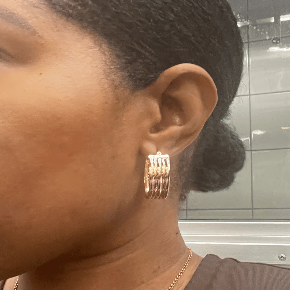Berna Hoop Earrings - Image 3