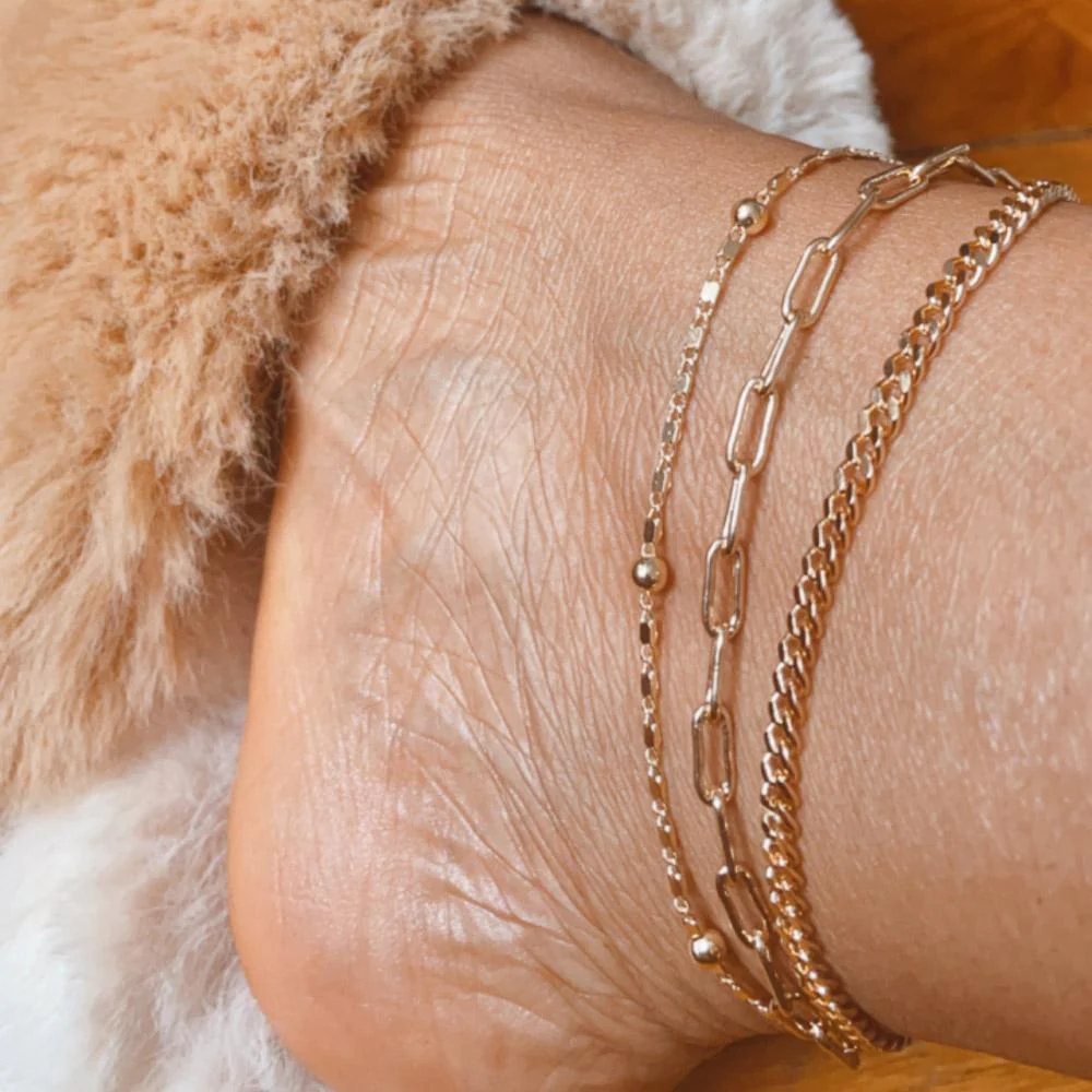 Jeanine Bead Anklet - Image 3