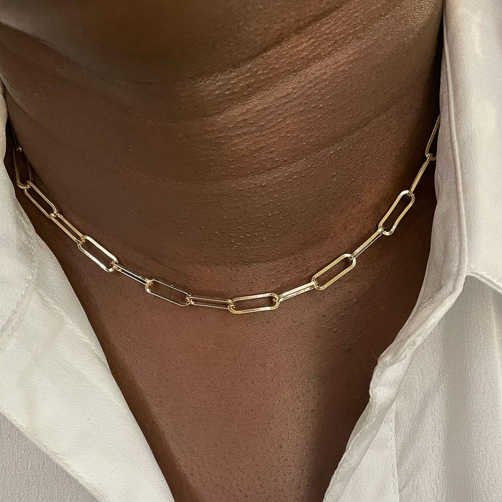 Small Paperclip Necklace - Image 4